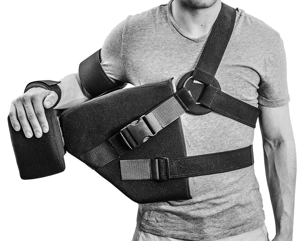 SHOULD ABD PILLOW W/HARNESS LG