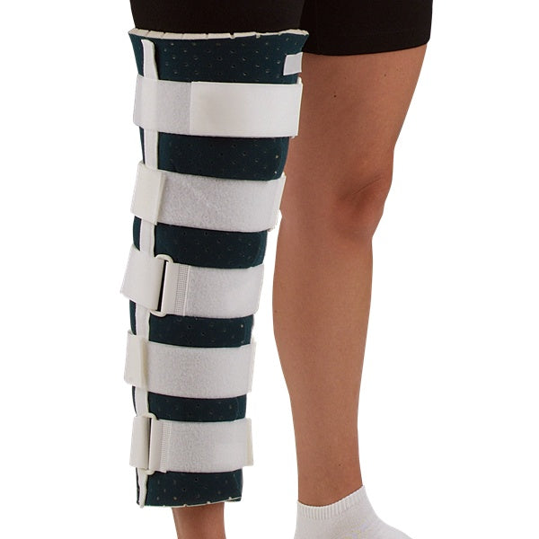 Knee Immobilizer, Cutaway 22IN, Cool Blue, Contoured