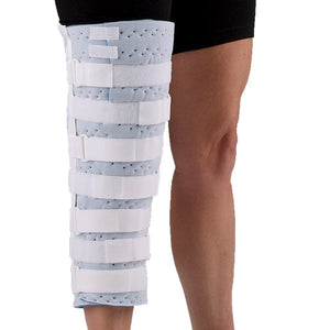 Knee Immobilizer, Cutaway 19IN, Contoured
