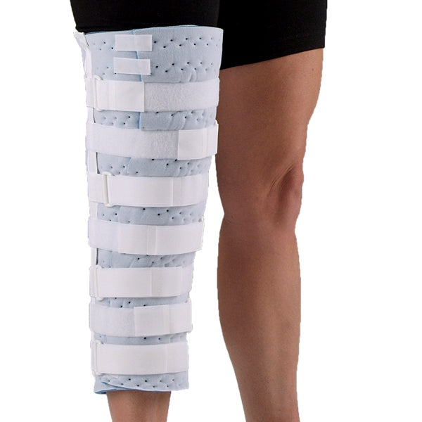 Knee Immobilizer, Cutaway 24IN, Contoured w/Tabs