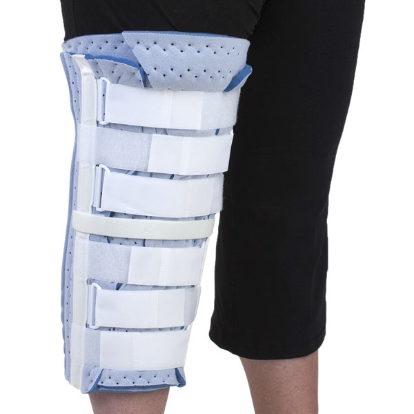 Knee Immobilizer, Tri-Panel 26IN, 40IN Circ, Blue Foam
