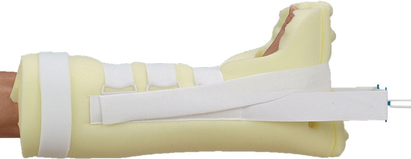 Bucks Traction Boot, Full w/ Bar, Foot Drop Strap, S