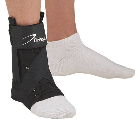 Ankle Brace, DSAB Black, Lace-Up,Figure 8,LT,XL