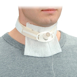Trach Tube Holder, Foam Narrow Fasteners, Adult to 20"