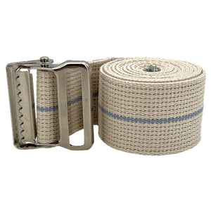 Gait Belt, Heavy Duty Striped,Tiger Teeth Bkl,2"X60"