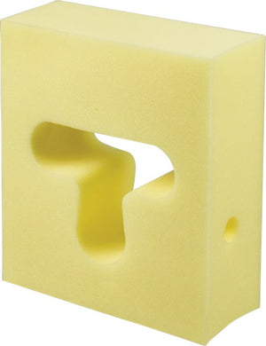 Head Positioner, Surgical Foam Block, 4"x8" w/trach hole