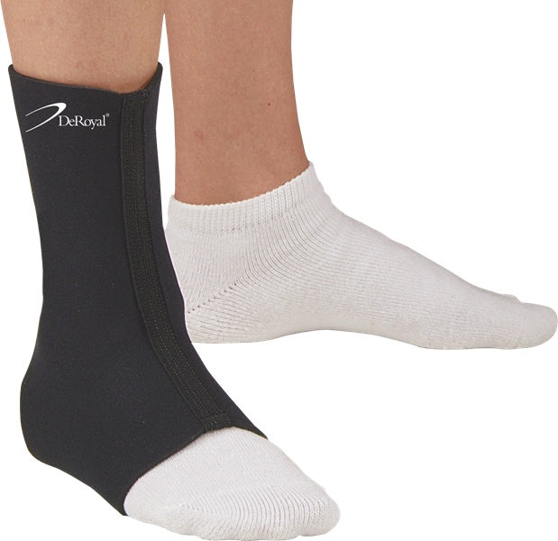 Ankle Support, Neoprene Open Heel, L