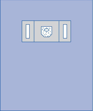 Eye Drape with Pouch and Fenestration