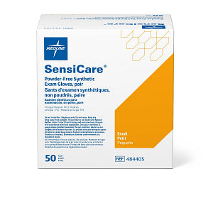 SensiCare Sterile Powder-Free Stretch Vinyl Exam Gloves, Pairs, Size S