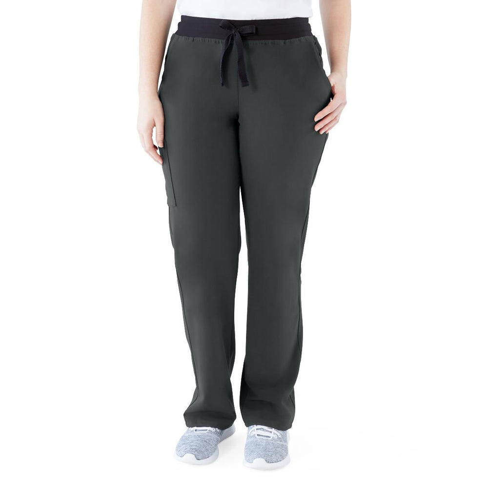 Varick AVE Women's Scrub Pant, Charcoal, 3XL Tall