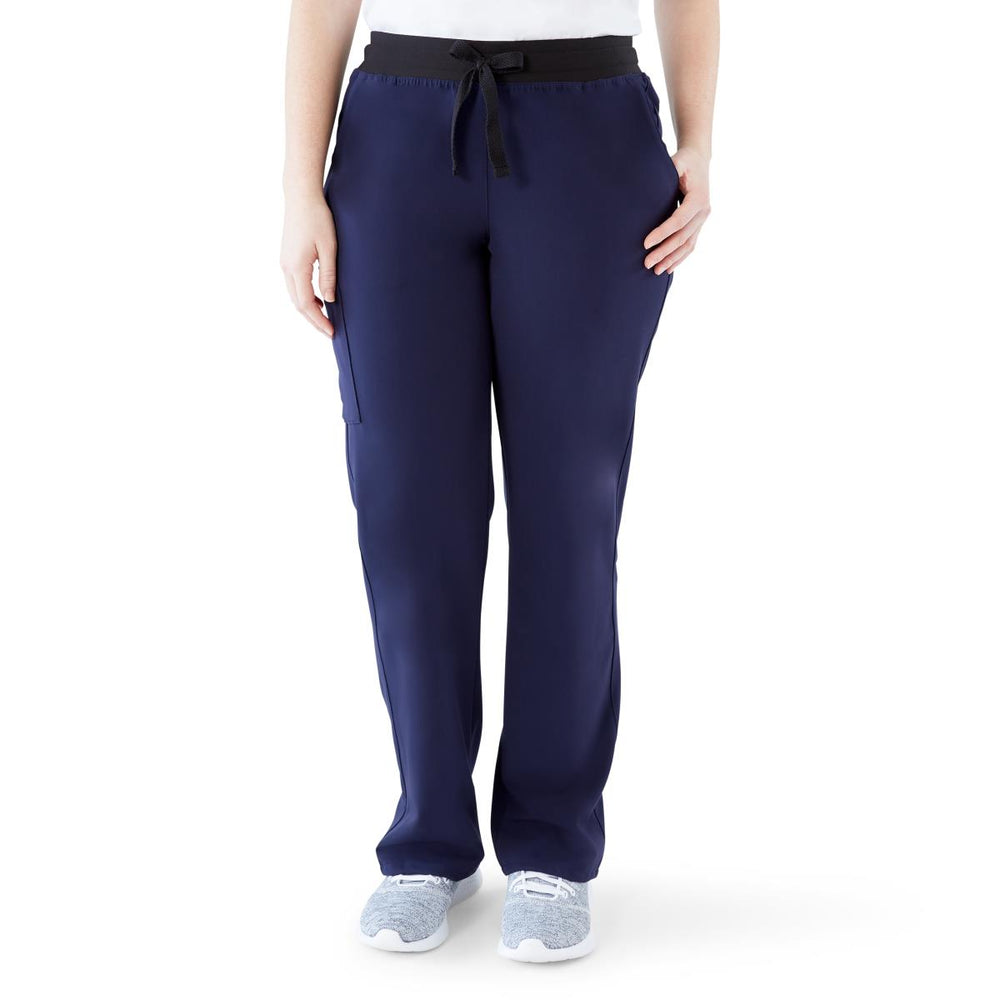 Varick AVE Women's Straight Leg Scrub Pant, Navy, 5XL