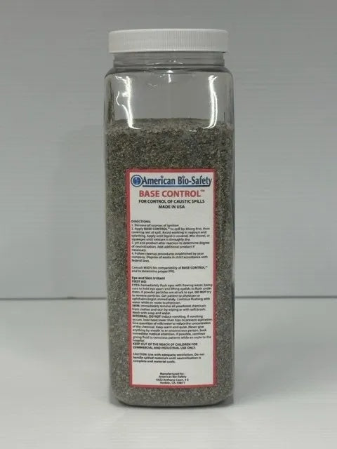 Base Control (free flowing neutralizes and solidifies base or caustic  solution spills), 1 gal bottle