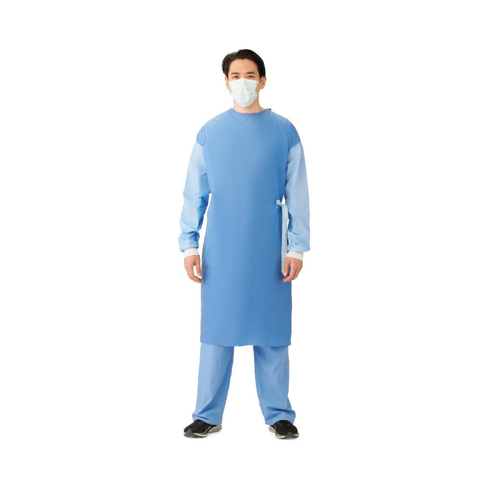 Eclipse Poly Reinforced Gown with Breathable Sleeve, Size L