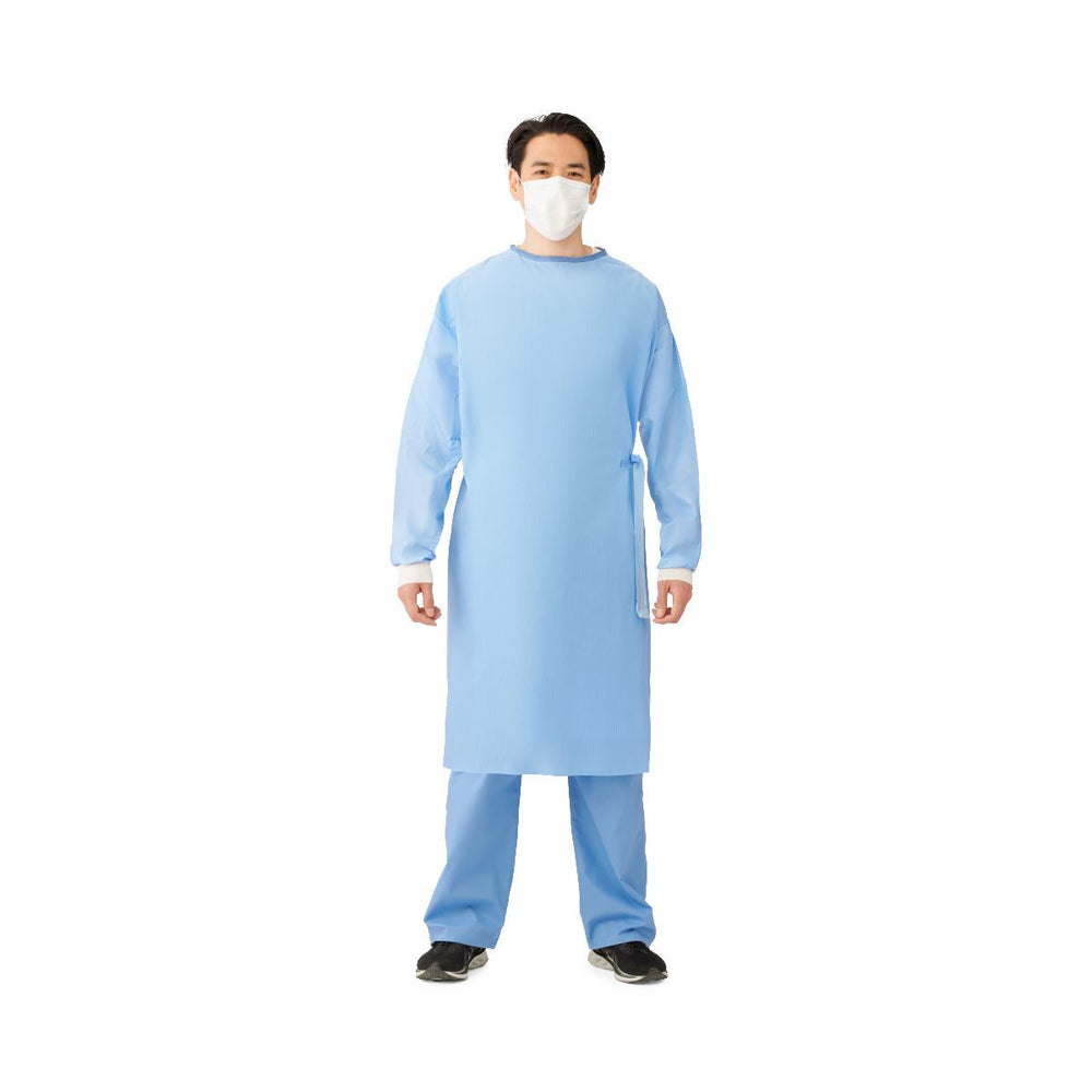 Sirus Poly Reinforced Gown with Breathable Sleeves, Size L