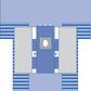 Hip Drape with Pouches, Sterile
