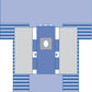Hip Drape with Pouches, Sterile
