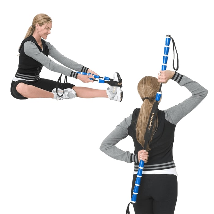 StretchRite, Blue/White