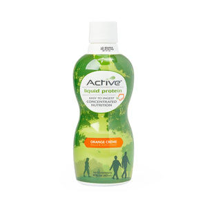Active Liquid Protein, Orange Flavor, 15 g of Protein, 30 oz. Bottle