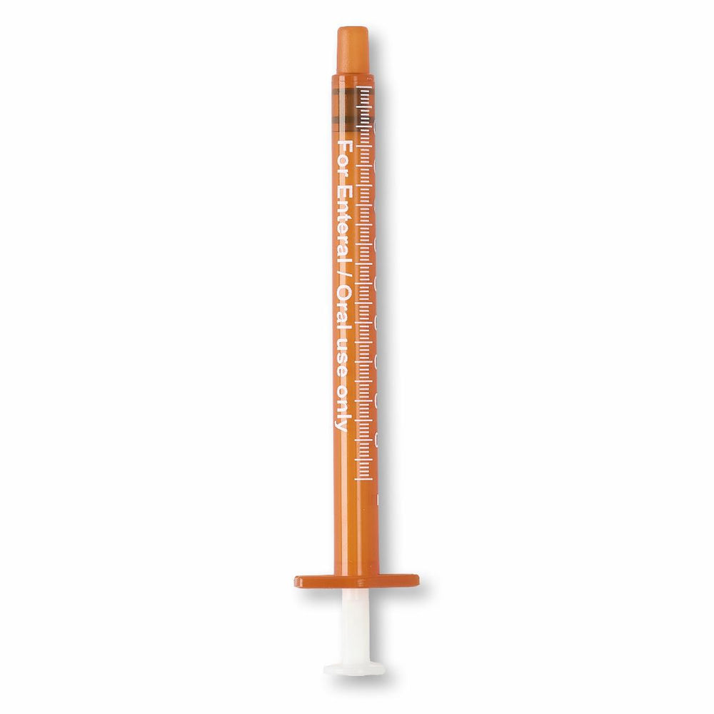 Amber Oral Syringe, 1 mL
