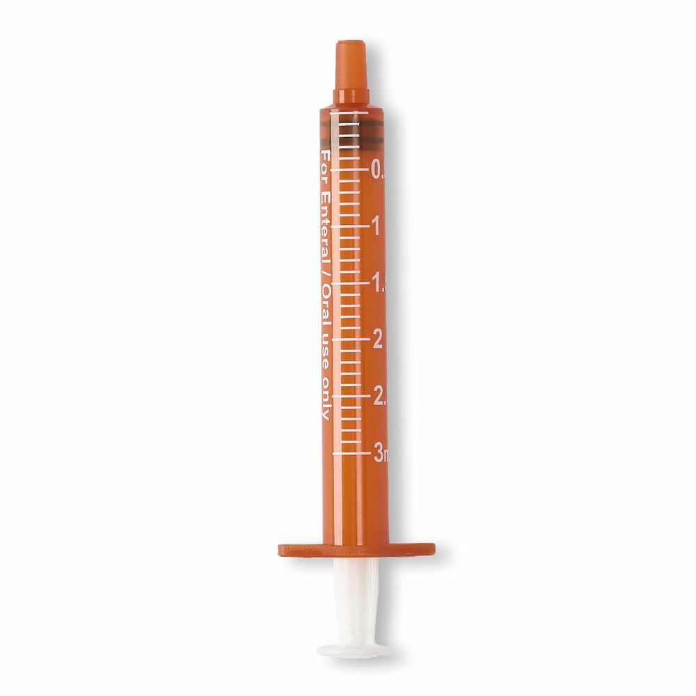 Amber Oral Syringe, 3 mL
