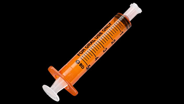 Amber Oral Syringe, 5 mL