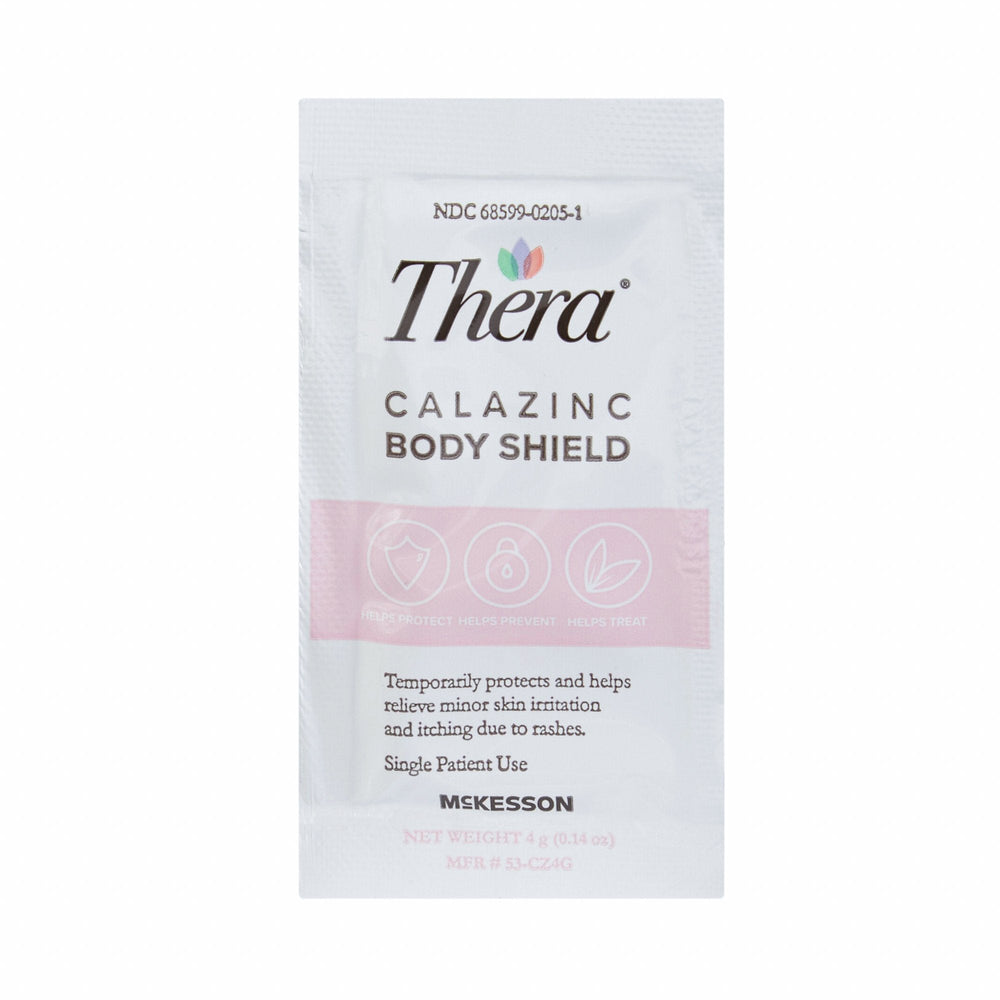 McKesson, Thera Calazinc Body Shield Skin Protectant 4 grams, 4 Grams, Box Of 144