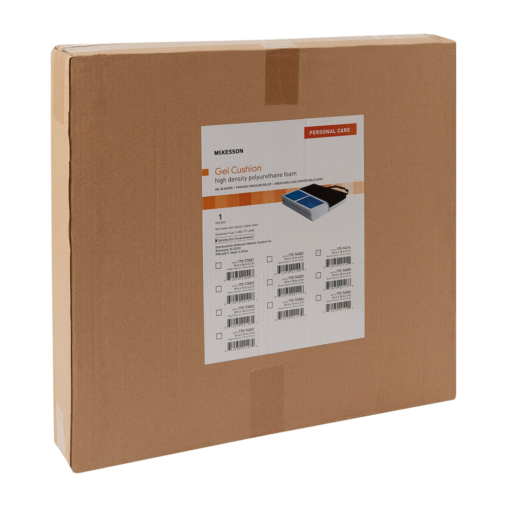McKesson, Seat Cushion McKesson 20 W X 18 D X 3 H Inch Foam