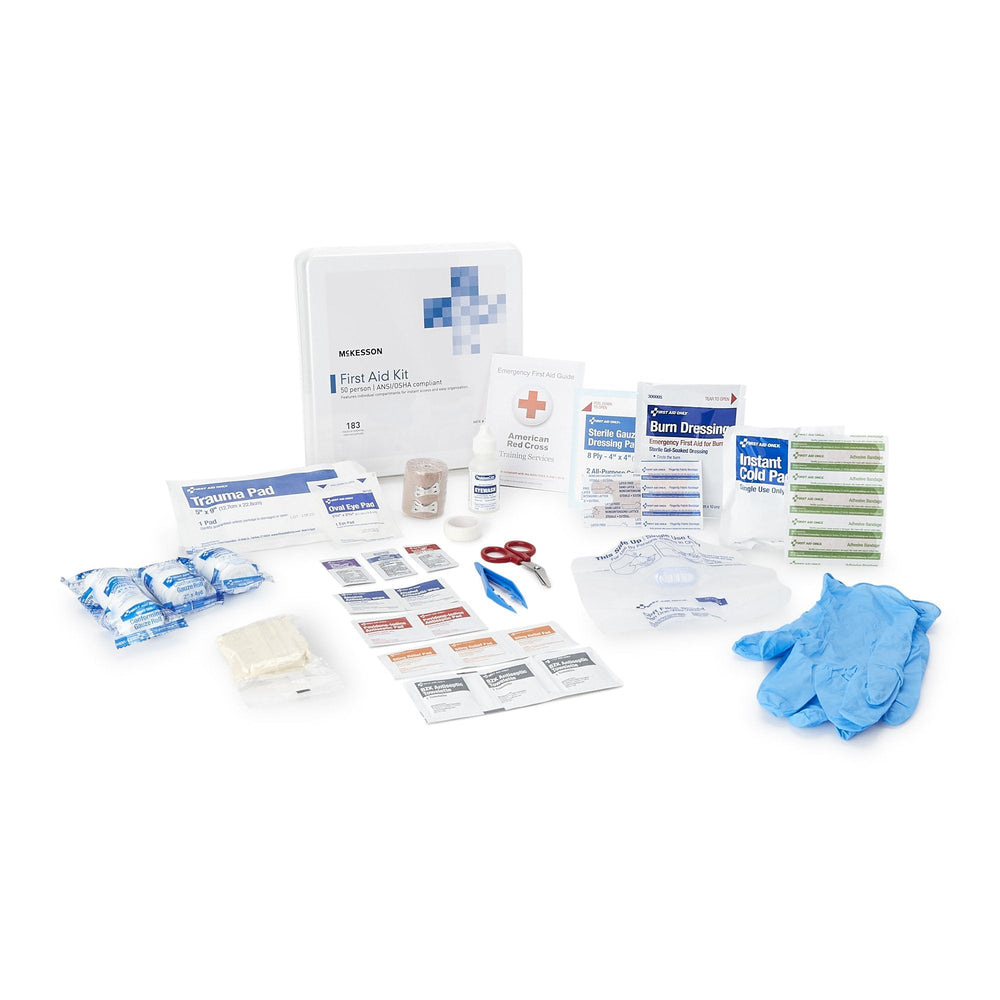 McKesson, 50-Person First Aid Kit, Count of 1