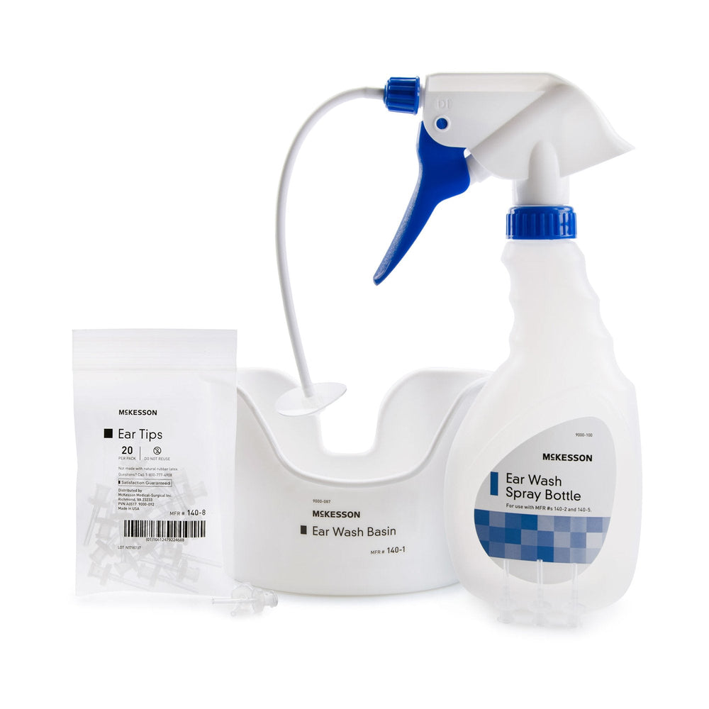 McKesson, Ear Wash Spray Bottle Tips Blue And White, 1 Bag