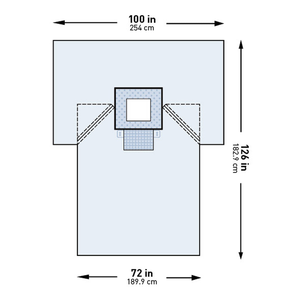 McKesson, Surgical Drape Chest Drape, 1 Pack