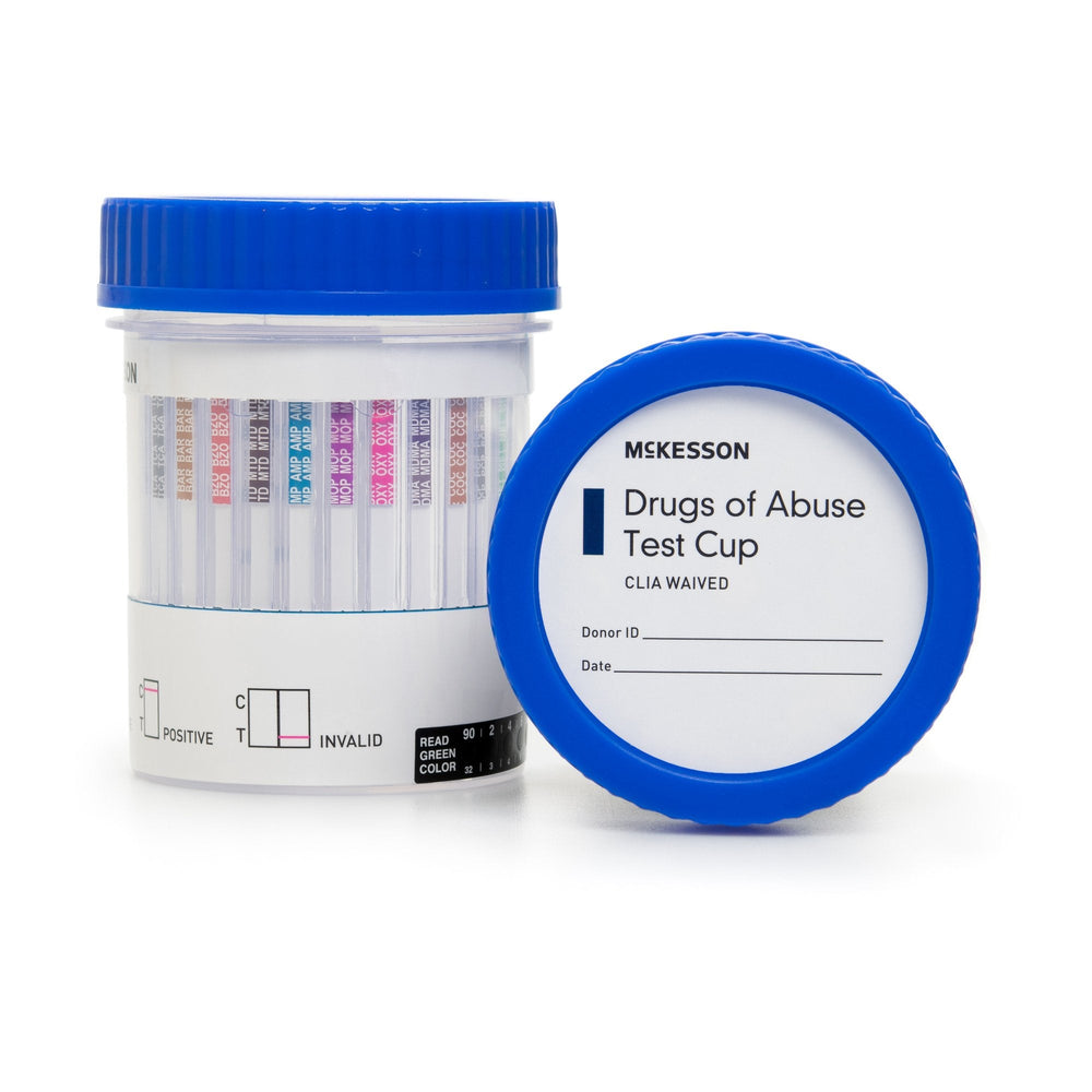 McKesson, Drugs of Abuse Test Kit 25 Tests CLIA Waived 16-5125A3, Box Of 25