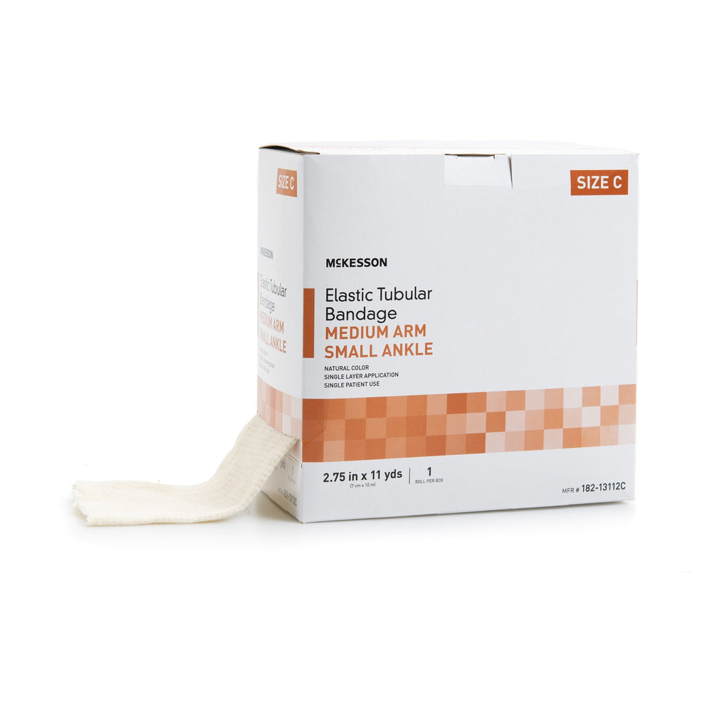 McKesson, Elastic Tubular Support Bandage 2-3/4 Inch X 11 Yard Medium 182-13112C, Box Of 1