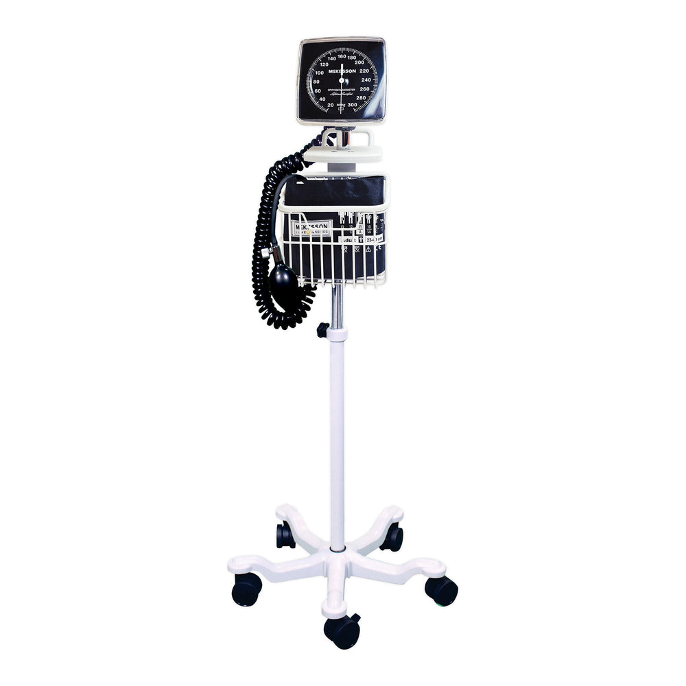 McKesson, Aneroid Sphygmomanometer with Cuff McKesson LUMEON 2-Tube Mobile Adult Size, Box Of 1
