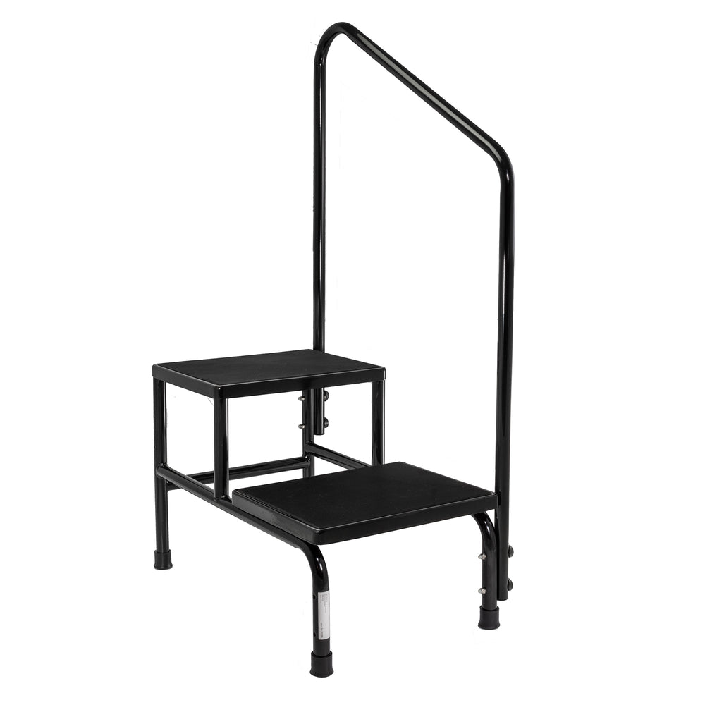 McKesson, Step Stool McKesson Bariatric 2-Step Powder Coated Steel 9 Inch and 16 Inch