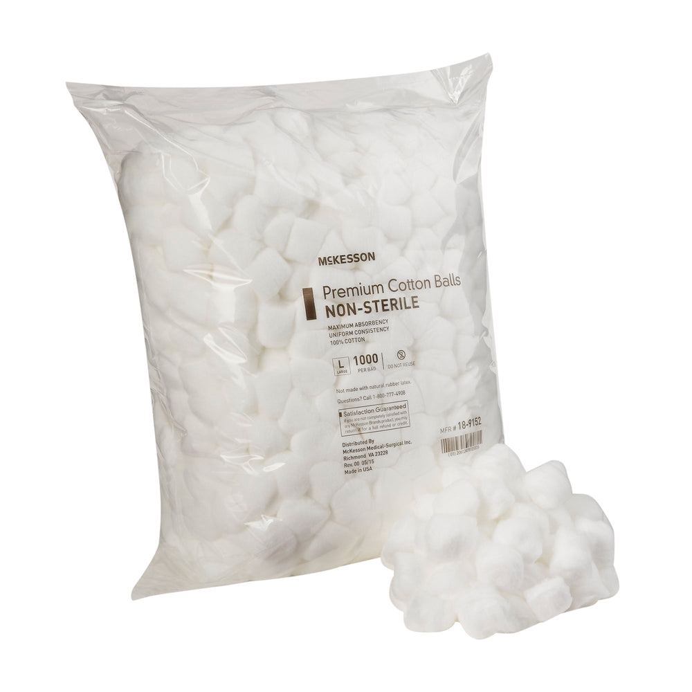 McKesson, Cotton Ball Large NonSterile 16-9152, Case Of 2
