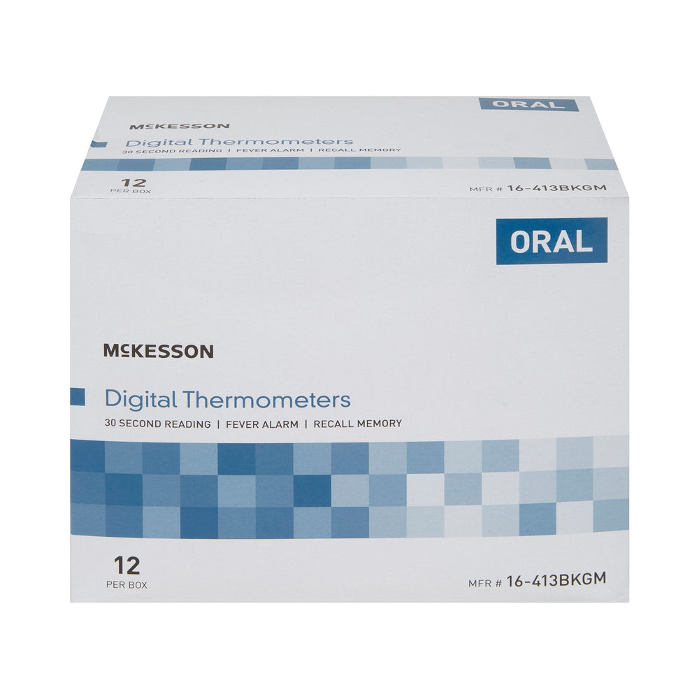 McKesson, Digital Oral Thermometer, Box Of 12