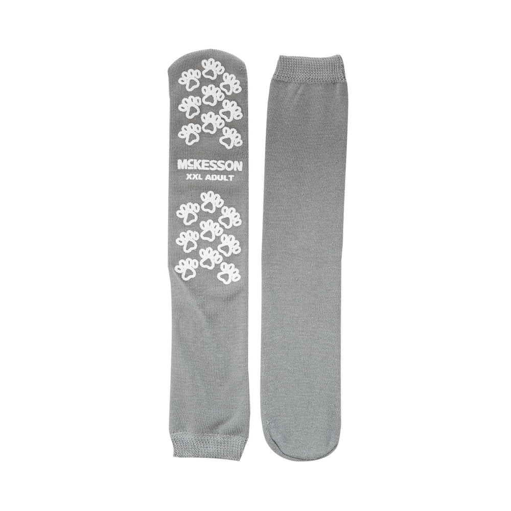 McKesson, Slipper Socks Unisex Adult 2X-Large Single Tread 40-3800, Count of 48