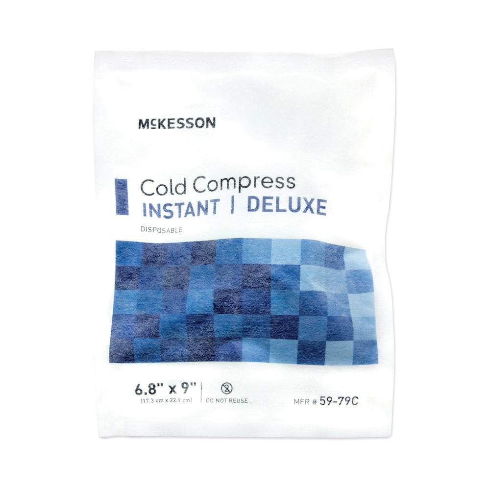 McKesson, Instant Cold Pack McKesson Deluxe General Purpose Large 6.8 X 9 Inch Soft Cloth Disposable, Count of 24