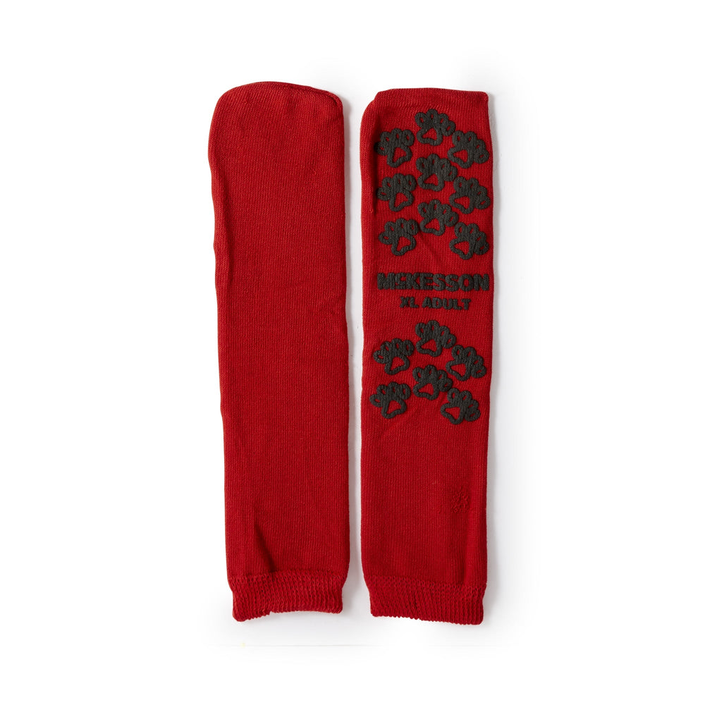 McKesson, Slipper Socks Unisex Adult X-Large Single Tread 40-3811, Count of 48