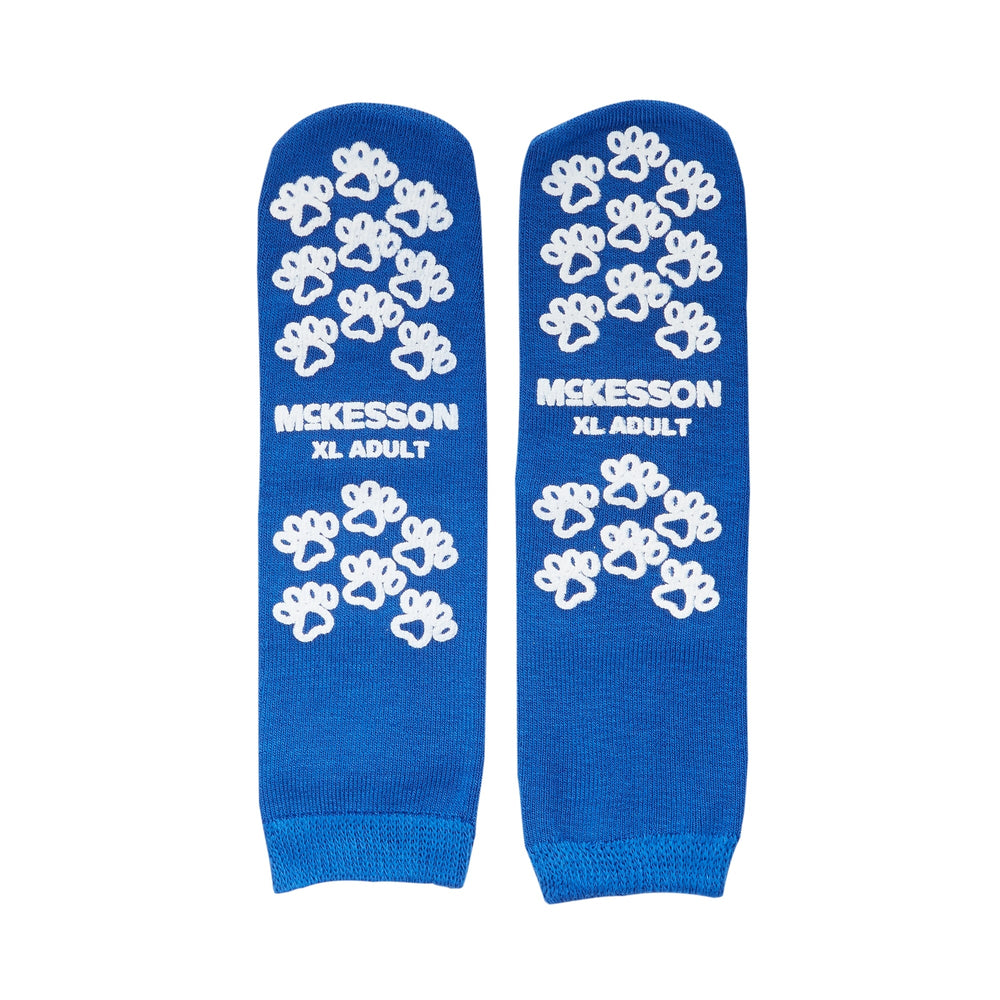 McKesson, Slipper Socks Unisex Adult X-Large Double Tread 40-3816-001, Count of 48