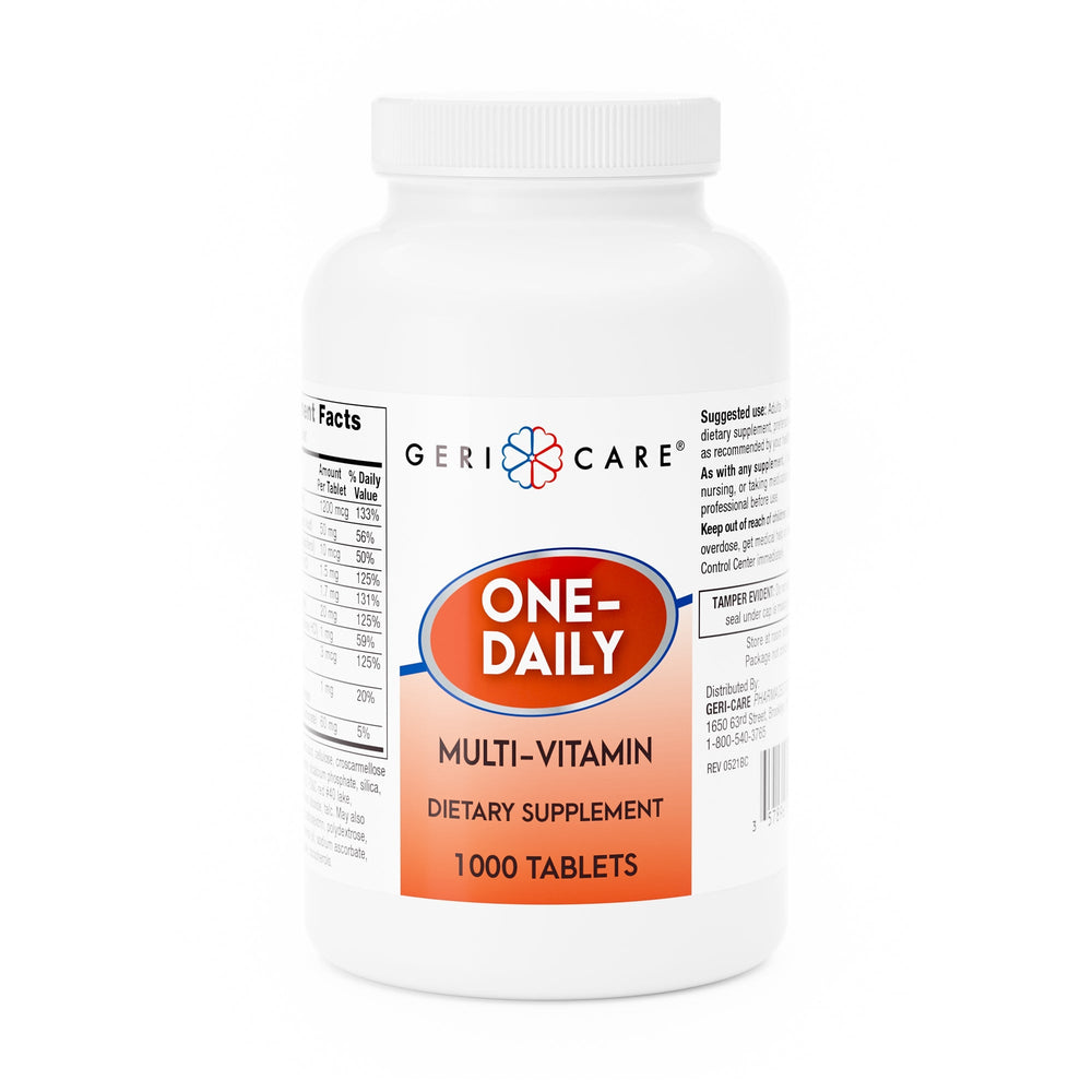 McKesson, Multivitamin Supplement Geri-Care Tablet 1000 per Bottle