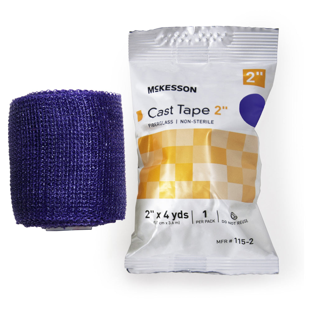 McKesson, Cast Tape 2 Inch X 12 Foot Fiberglass Purple 115-2U, Box Of 10