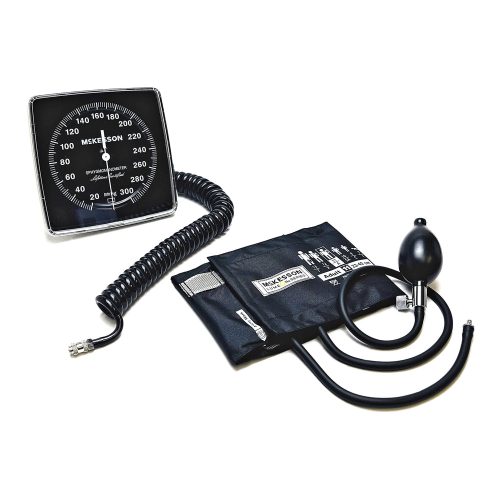 McKesson, Aneroid Sphygmomanometer Unit Adult Cuff Nylon Cuff 23 - 40 cm