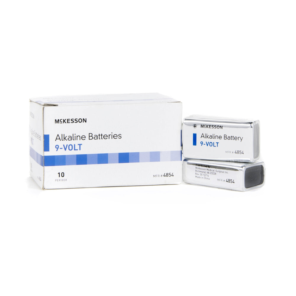 McKesson, Alkaline Battery McKesson 9V Cell 9V Disposable, Box Of 10
