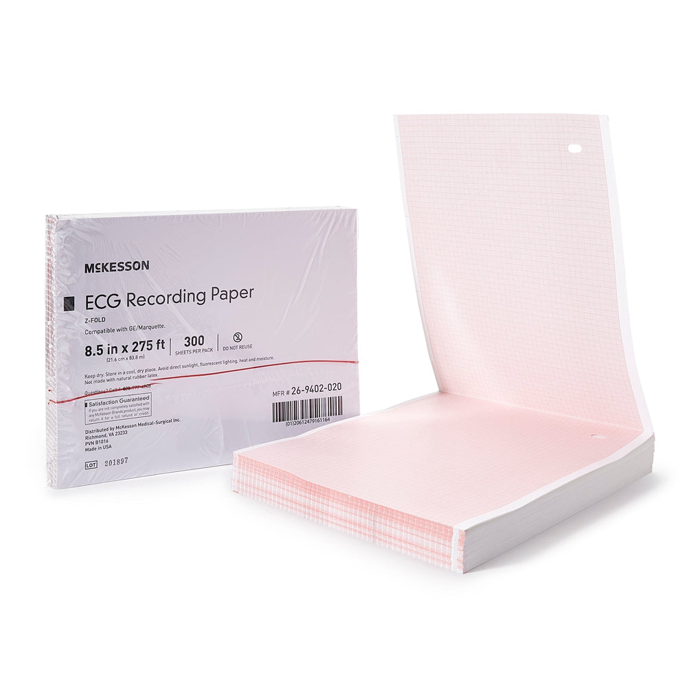 McKesson, ECG Recording Paper, Pack Of 300