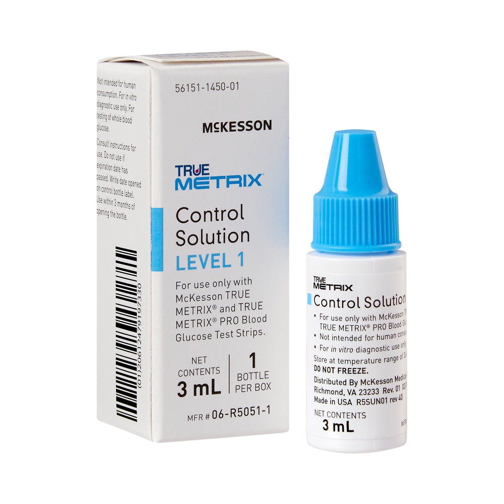 McKesson, Blood Glucose Control Solution, Case Of 24