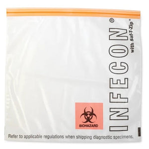 Infecon® Specimen Transport Bags, 16"W x 16"H