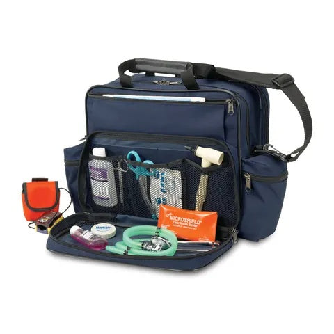 Hopkins Home Health Shoulder Bag 10/PK- Navy