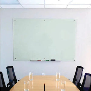 Magnetic, Wall-Mounted Glass Board, 48"W x 36"H