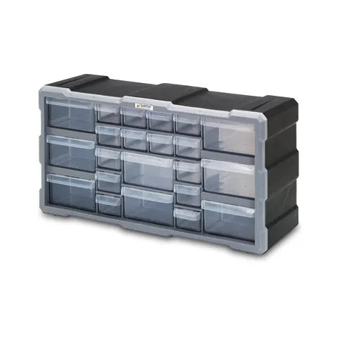 Benchtop Storage, 22 Drawer • 19.5"W x 6.25"D x 10"H